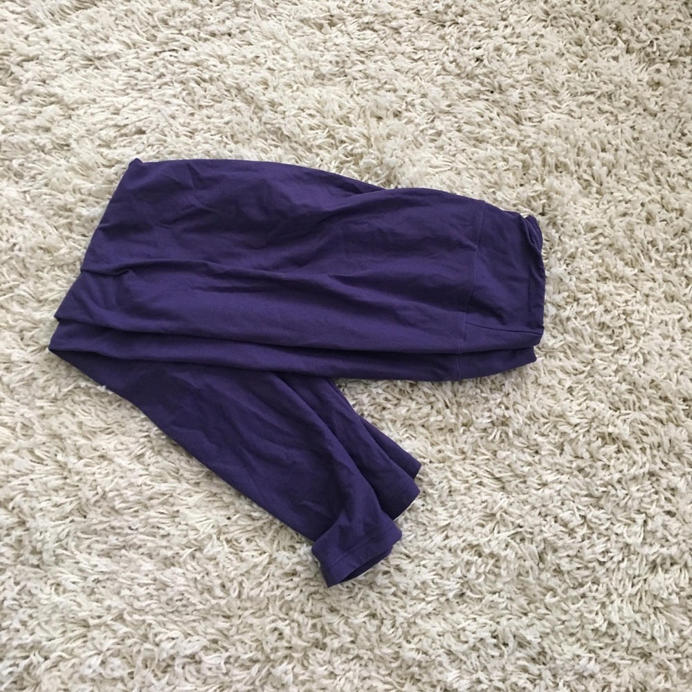 Solid purple LuLaRoe OS leggings